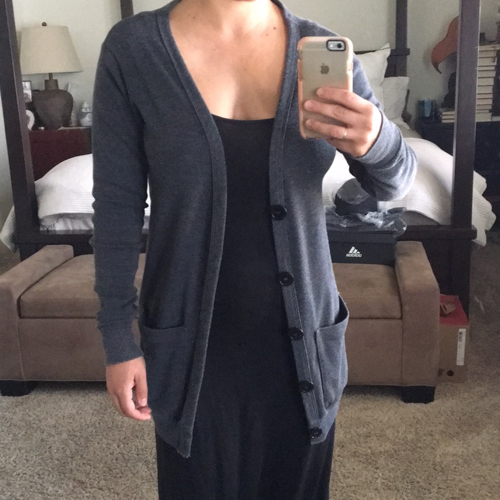 American Apparel Unisex Grandfather Cardigan